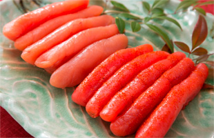 七福神寿たらこセット(たらこ300g・辛子明太子300g) | 伊達のたら子 | 石巻旨味万福本舗のミツワフーズ